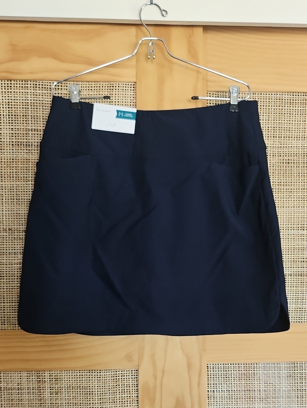 NWT Lady Hagen Navy Pull-On Skort L
